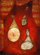 Paul Klee Oil and watercolor on cadboard painting